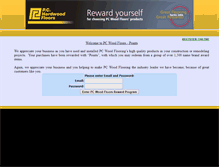 Tablet Screenshot of points.pcwoodfloors.com